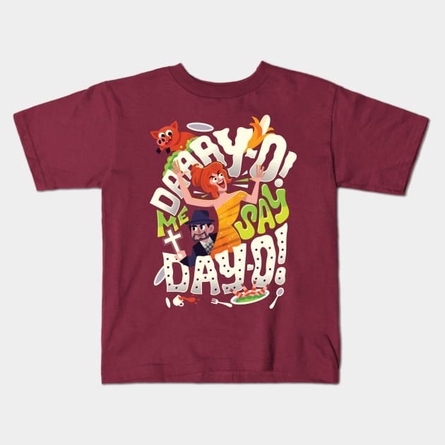 Day-O Kids T-Shirt by risarodil